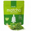 Biomatea Ceremonial Matcha aus Japan Kagoshima – Premium Grüntee Pulver – Steinvermahlen – First Harvest – Intensiv Grün & Fein – 50g