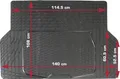DINO 130026 Kofferraummatte Passend für Modell (Auto) Universal (L x B) 108cm x 140cm Schwarz