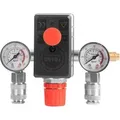 STAHLWERK Druckschalter DE-20 ST 0-8 Bar mit Manometer und 2 Schnellkupplungen