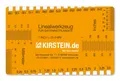 Linealwerkzeug für Saiteninstrumente geeignet für Saiteninstrumente wie Gitar...