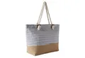 DonDon XL-Strandtasche Shopper wasserabweisende Tasche (2-tlg), Große Strandtasche, mit Reißverschluss, inkl. kleinem Beutel