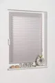 K-Home® Klebe-Plissee Grau Lichtschutz B30 x H130 cm