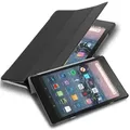 Cadorabo Schutzhülle für Kindle FIRE HD 8 2017 / 2018 (7. und 8. Gen.) Tablet Hülle in Schwarz Etui Case Cover Tasche