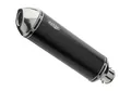 Endschalldämpfer Shark DSX-5 Alu eloxiert / Endkappe Edelstahl schwarz Zulassung
