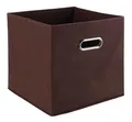 casa NOVA Aufbewahrungsbox ENNI, Braun, Vlies, B 27 x H 28 x T 27 cm, (1 St), mit 2 seitlichen Griffen
