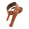 GIBSON The Classic BRN ❘ Leder-Gitarrengurt ❘ Made in USA ❘ braun