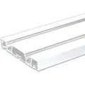 ISOLED LED beleuchtbares Gardinenprofil Curtain10 DOUBLE weiß 200cm Fiai IsoLED 117161