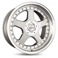 1x KESKIN WHEELS KT1 KLASSIK silver lip polish 8.5Jx18 5x100 ET30