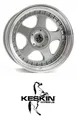 4x Keskin KT1 8,5x18 5/100,0 ET30 Silver Lip Polish