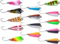 Iron Trout Flathead Spoon 1,8g - Forellenblinker, Sänger Farbe:Copper Silver