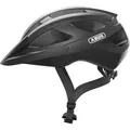 ABUS Rennradhelm Macator - sportiver Fahrradhelm für Einsteiger - auch für Zopfträger/-innen - für Damen und Herren - Schwarz Matt, Größe S (... - Schwarz