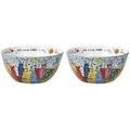 Goebel Müslischale Dekomiro 2er Set James Rizzi Schale My New York, Fine Bone China Porzellan, (2er Set, 2-tlg), spülmaschinengeeignet, Fine Bone China bunt