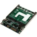 StarTech SATA to Dual mSATA Adapter (25SAT22MSAT)