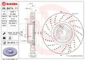 2X BREMSSCHEIBE VORNE BREMBO 09B47411 FÜR MERCEDES