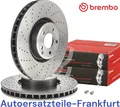 2x BREMBO Bremsscheiben VORNE MERCEDES-BENZ SL R231 SL 350 + SL 400 + SL 500