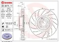 2x BREMBO Bremsscheibe Vorderachse für MERCEDES-BENZ