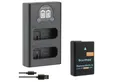Blumax Akku + Lader für Nikon EL-EL14 1300 mAh (7,4V) Kamera-Ladegerät