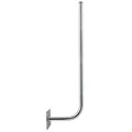 PremiumX 30cm Wandhalter 120cm Mast Stahl verzinkt Ø 38mm Wand-Halterung extra lang