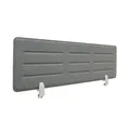 Schreibtisch Sichtschutz Trennwand 118x34cm (BxH) Büro Akustikschutz Grau SVITA