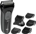 Braun Series 3 Shave&Style 3000BT Elektrorasierer, Rasierer für Herren, schwarz