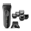 Braun Series 3 Shave&Style 3000BT Elektrorasierer, Rasierer für Herren, schwarz