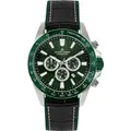 Jacques Lemans 1-2140C Liverpool Chronograph Herrenuhr 48mm 10ATM - Silber