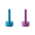 Blasterparts Worker - M3*15 2 Rändelschrauben Flügelschrauben Thumb Screw kompatibel für Nerf Stryfe und Nerf Modulus - Pink/Blau - Dartblaster Modding - Blaster-Tuning & Zubehör
