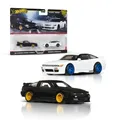 Hot Wheels Premium Car Culture 2er-Pack im Maßstab 1:64, Einzigartige Zusammenstellungen, Real Riders Reifen, Metall/Metall Karosserie, Spielzeug für Sammler, JBK96