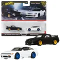 Nissan 180SX Type X & Nissan SilEighty | Hot Wheels Premium Fahrzeuge