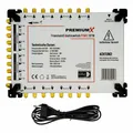 PremiumX 17/16 Multischalter Multiswitch SAT Verteiler 4 Satelliten 16 Empfänger