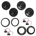 JBL Stage3 627 3 Ohm Lautsprecher Einbauset für Jetta Tiguan Touran vorne hinten