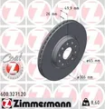 2x Bremsscheibe innenbelüftet 600.3271.20 ZIMMERMANN
