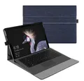 Fintie Tablet-Hülle für Microsoft Surface Pro 7+/ Pro 7/ Pro 6/ Pro 5/ Pro 4/ Pro 3 12,3'', Multi-Sichtwinkel Tasche Hülle aus Kunstleder, Type Cover kompatibel