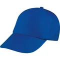 Baumwoll Basecap 5 Panel/Farbe: blau