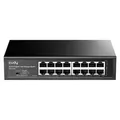 CUDY 16-Port Gigabit Light Managed Switch GS1016E - Switch - 1 Gbps - Schwarz