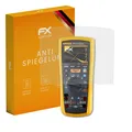 atFoliX 2x Displayfolie für Fluke 1587 Schutzfolie matt&stoßfest Folie