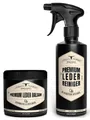 URBAN FOREST Lederreiniger + Lederbalsam als Sparset 500ml + 500ml Lederreiniger (1-St. für sämtliche Glattlederobeflächen)