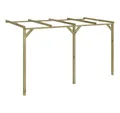 vidaXL Pergola Terrassen-Pergola 2x4x2,2 m Holz, BxTxH: 200x400x220 cm, (1-tlg)