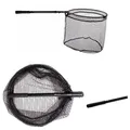 Angelkescher Kescher Automatik Mikado 130cm 50/45cm - gummiertes Netz - Angeln