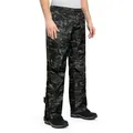 Höhenhorn Regenhose Pluvia Herren Wasserdichte Überziehhose Outdoorhose für Männer mit Transportbeutel, Wassersäule 5.000 mm, Atmungsaktiv 5.000g/m2/24h grün S