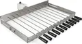 BBQ-Toro Edelstahl Grillaufsatz 11 Spieße 70 x 26-40 cm, Motor hinten