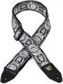 Ernie Ball Jacquard-Gitarrengurt - Silver Orleans
