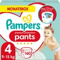 Pampers Premium Protection Active fit Pants Gr. 4 9-15 kg Monatsbox 160 Stück
