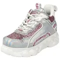 Buffalo 1636604 CLD CHAI Low Top White Pink Glitter Sneaker weiß 41 EU