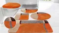 OTTO home Badematte Belio, Badvorleger, Badezimmer Teppich, Höhe 20 mm, rutschhemmend beschichtet, schnell trocknend, strapazierfähig, fußbodenheizungsgeeignet, Kunstfaser, rund, Badematte, Badteppich, Badematten auch als 2 tlg. Set erhältlich, bunt