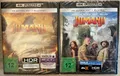 Jumanji: Willkommen im Dschungel&The Next Level (4K ULTRA HD Blu-ray‘s) SEALED