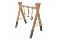 Lemodo Spielbogen Baby aus Kiefernholz natur, klappbar mit Anhängern, aus Holz, klappbar