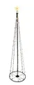 Spetebo LED-Lichterkette LED Lichterbaum mit Stern - 240 cm / 154 LED, 154-flammig, Lichterbaum für Außen