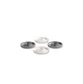 Kesper Eierbecher Eierbecher Melamin, 4er Pack, Grau/Beige, Perfek für den Frühstückstisch, spülmaschinengeeignet