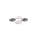 Kesper Eierbecher Set 4er Pack robustes Melamin Grau-Beige Design